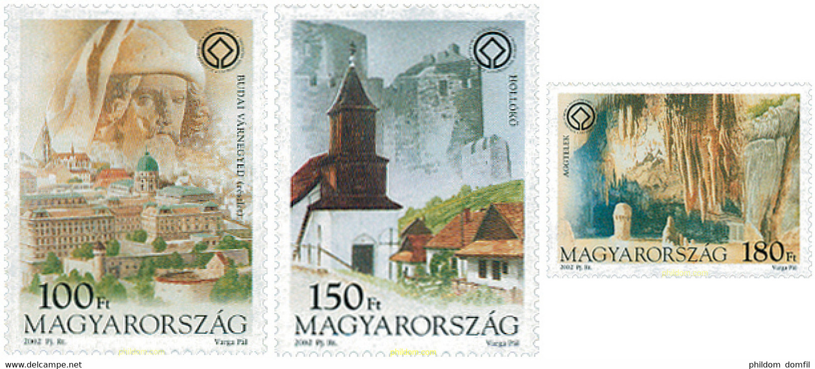 101040 MNH HUNGRIA 2002 PATRIMONIO MUNDIAL DE LA UNESCO - Usati