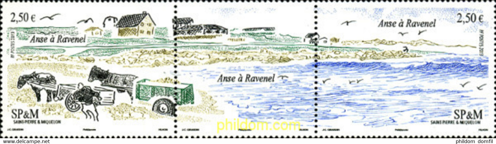 315192 MNH SAN PEDRO Y MIQUELON 2013 ANSE A RAVENEL - Gebruikt