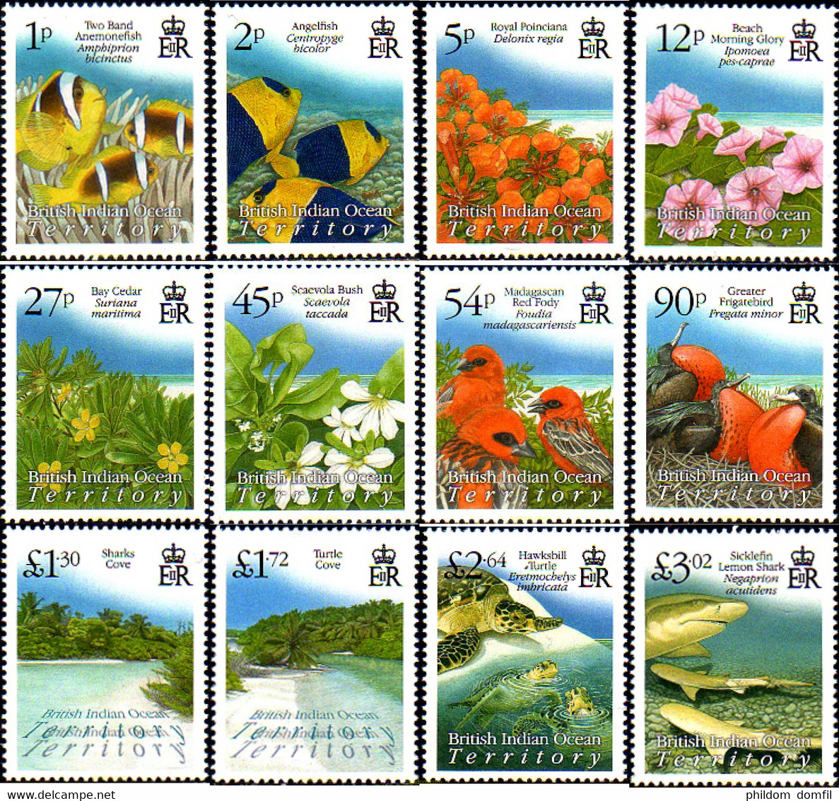 236485 MNH OCEANO INDICO BRITANICO 2009 FAUNA Y NATURALEZA - Territorio Britannico Dell'Oceano Indiano