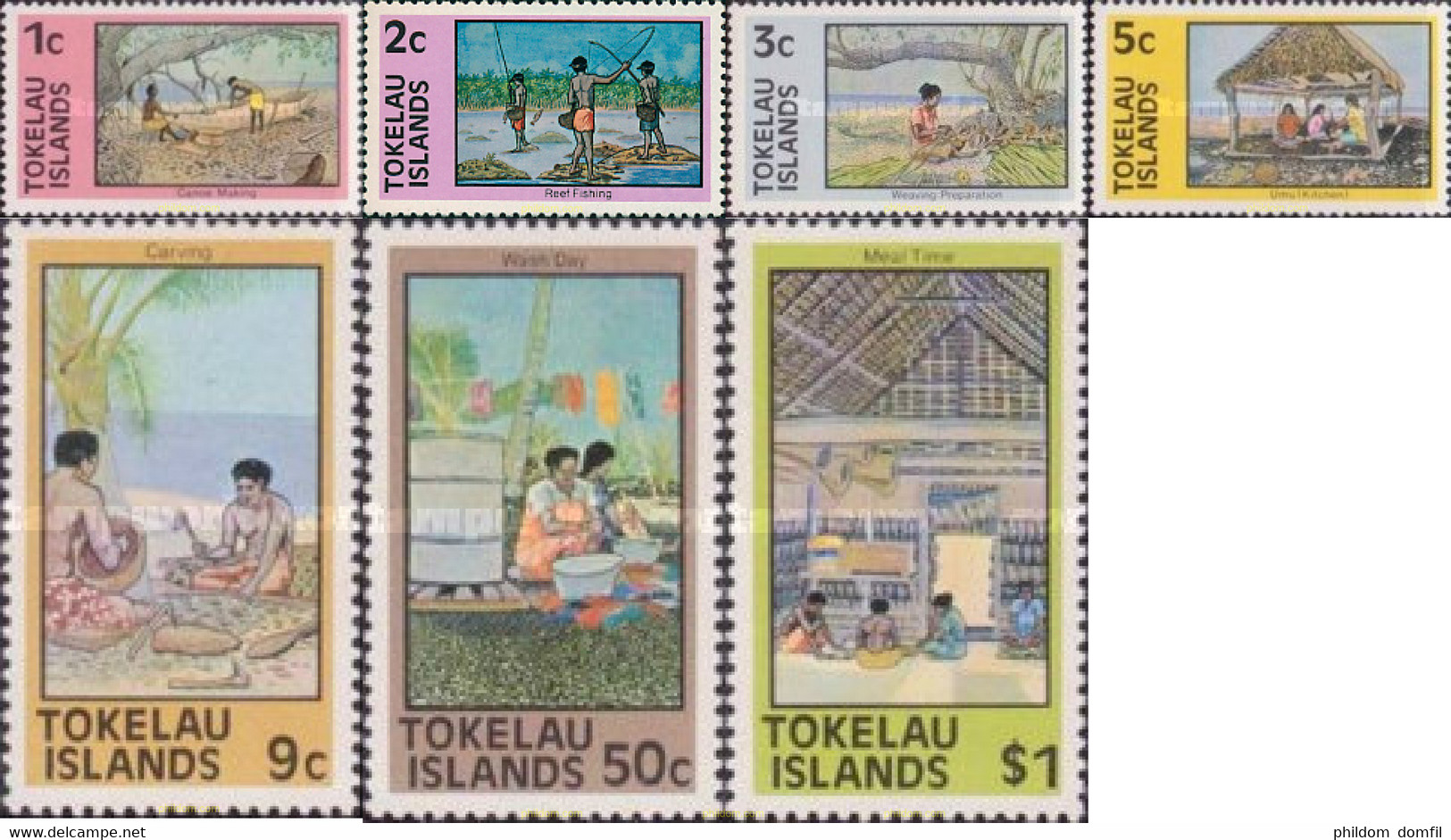 45586 MNH TOKELAU 1976 MOTIVOS VARIOS - Tokelau