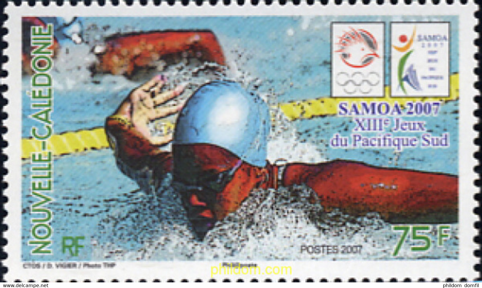 225081 MNH NUEVA CALEDONIA 2007 JUEGOS DEL PACIFICO - Oblitérés