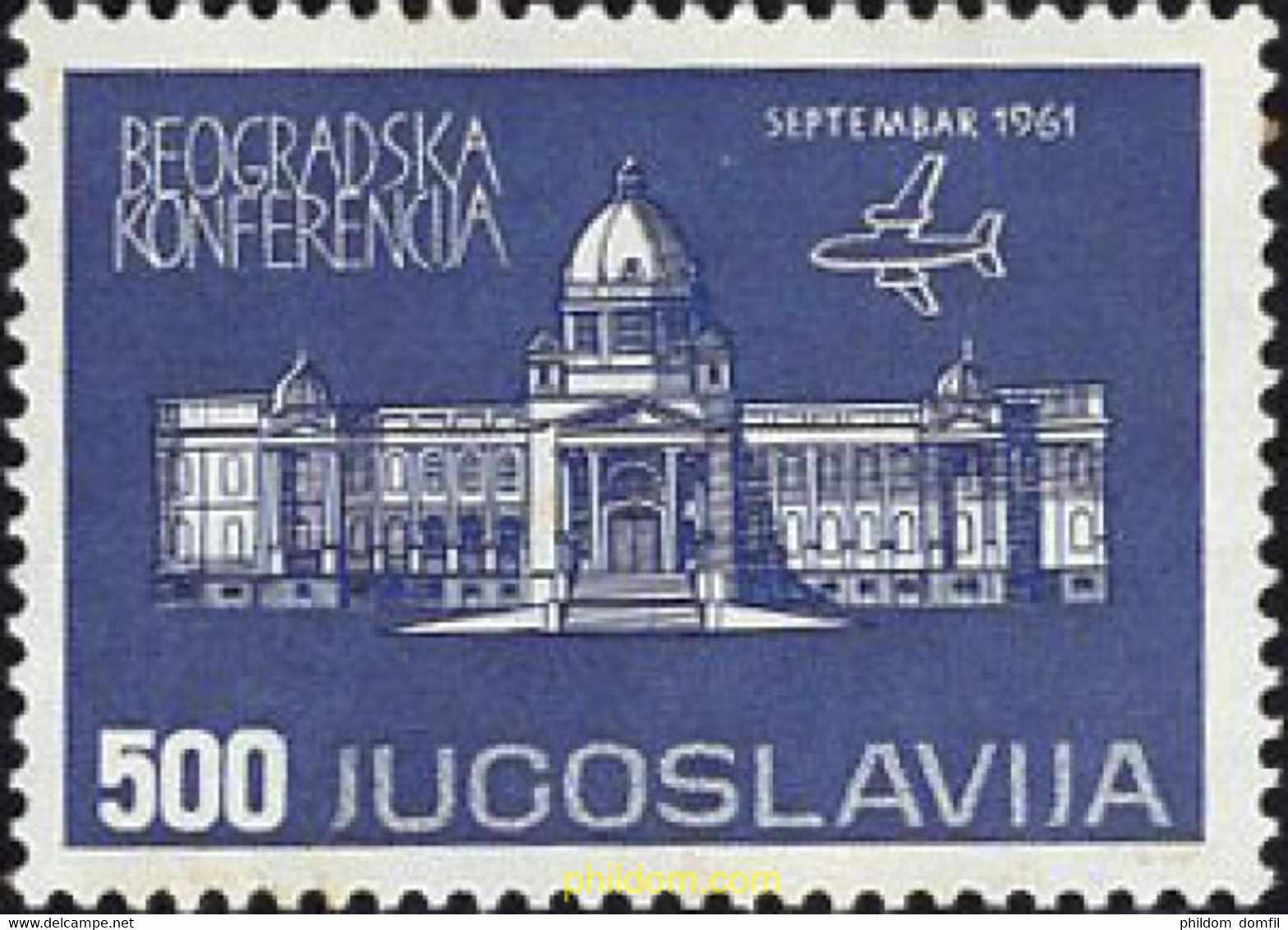 673335 MNH YUGOSLAVIA 1961 CONFERENCIA DE BELGRADO - Collections, Lots & Séries