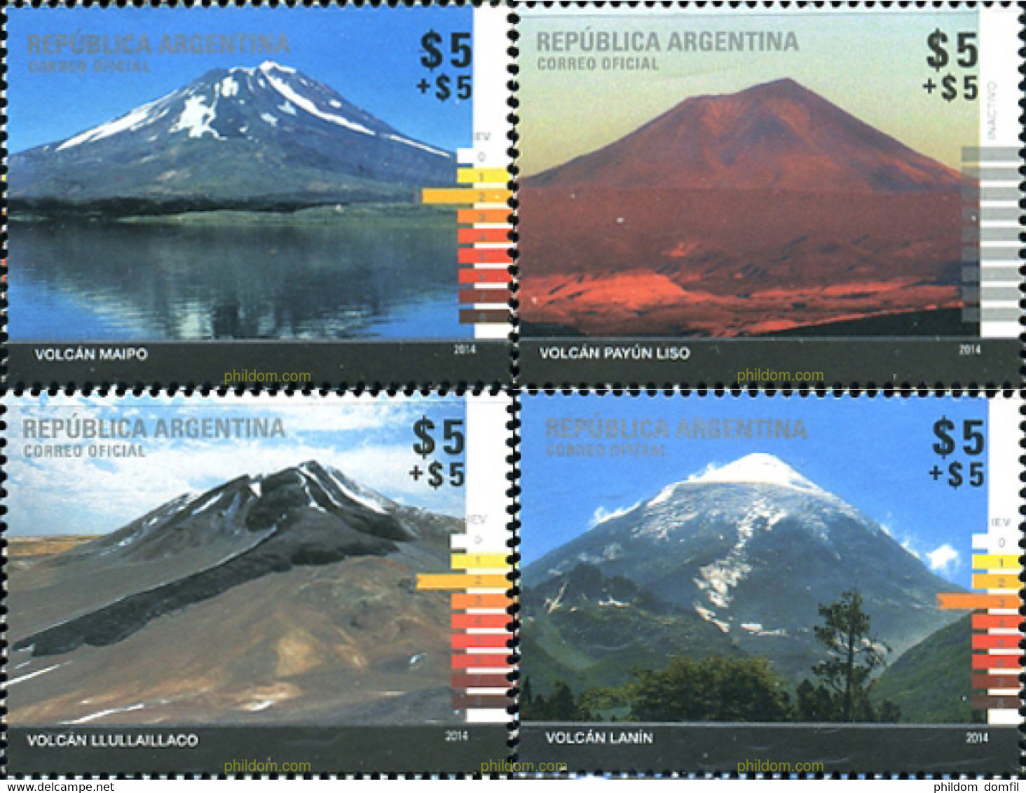 324522 MNH ARGENTINA 2014 MONTAÑAS - Gebraucht