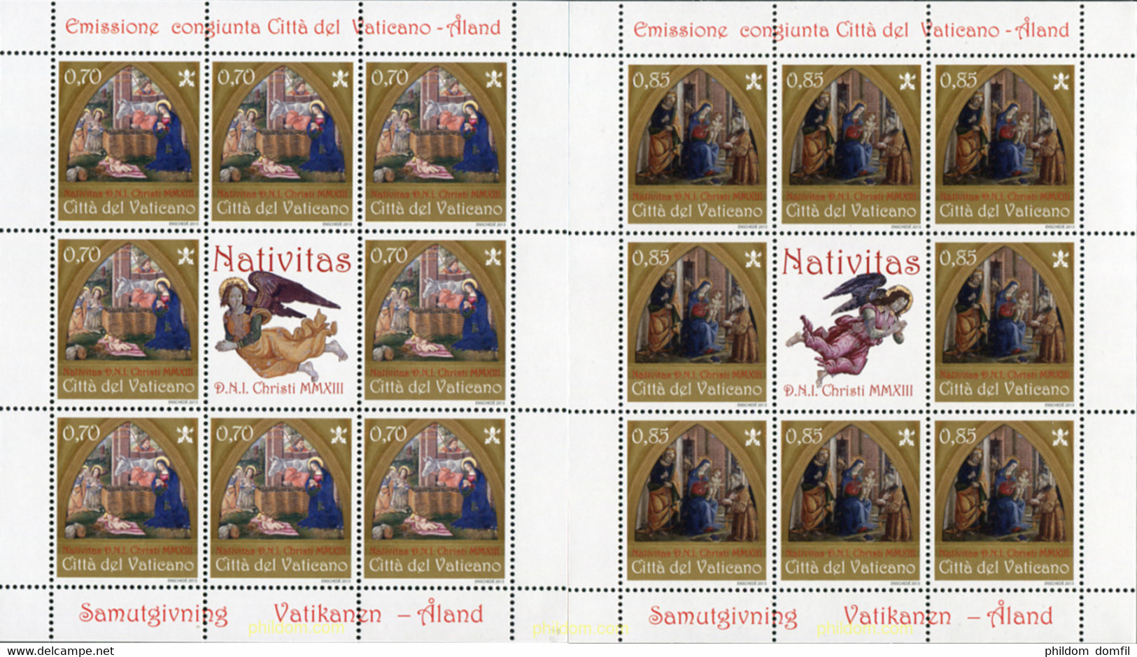 337232 MNH VATICANO 2013 NAVIDAD - Used Stamps