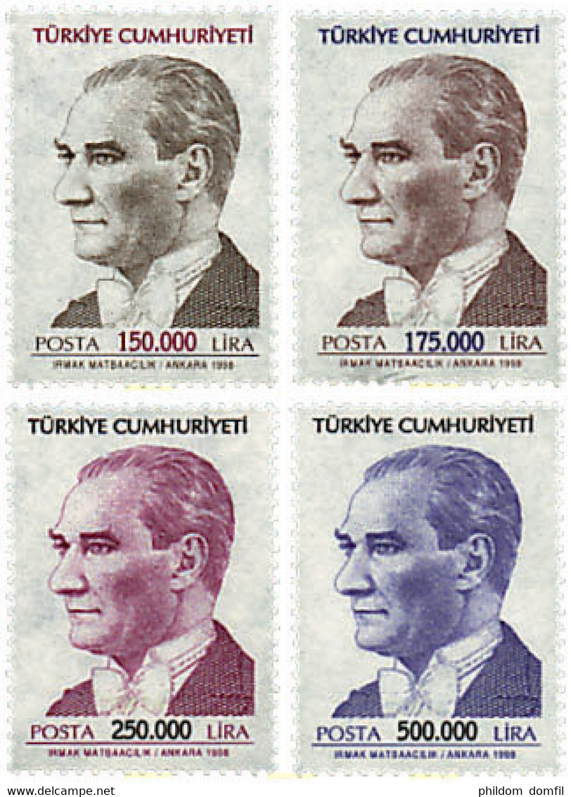 35276 MNH TURQUIA 1998 KEMAL ATATÜRK - Collections, Lots & Séries