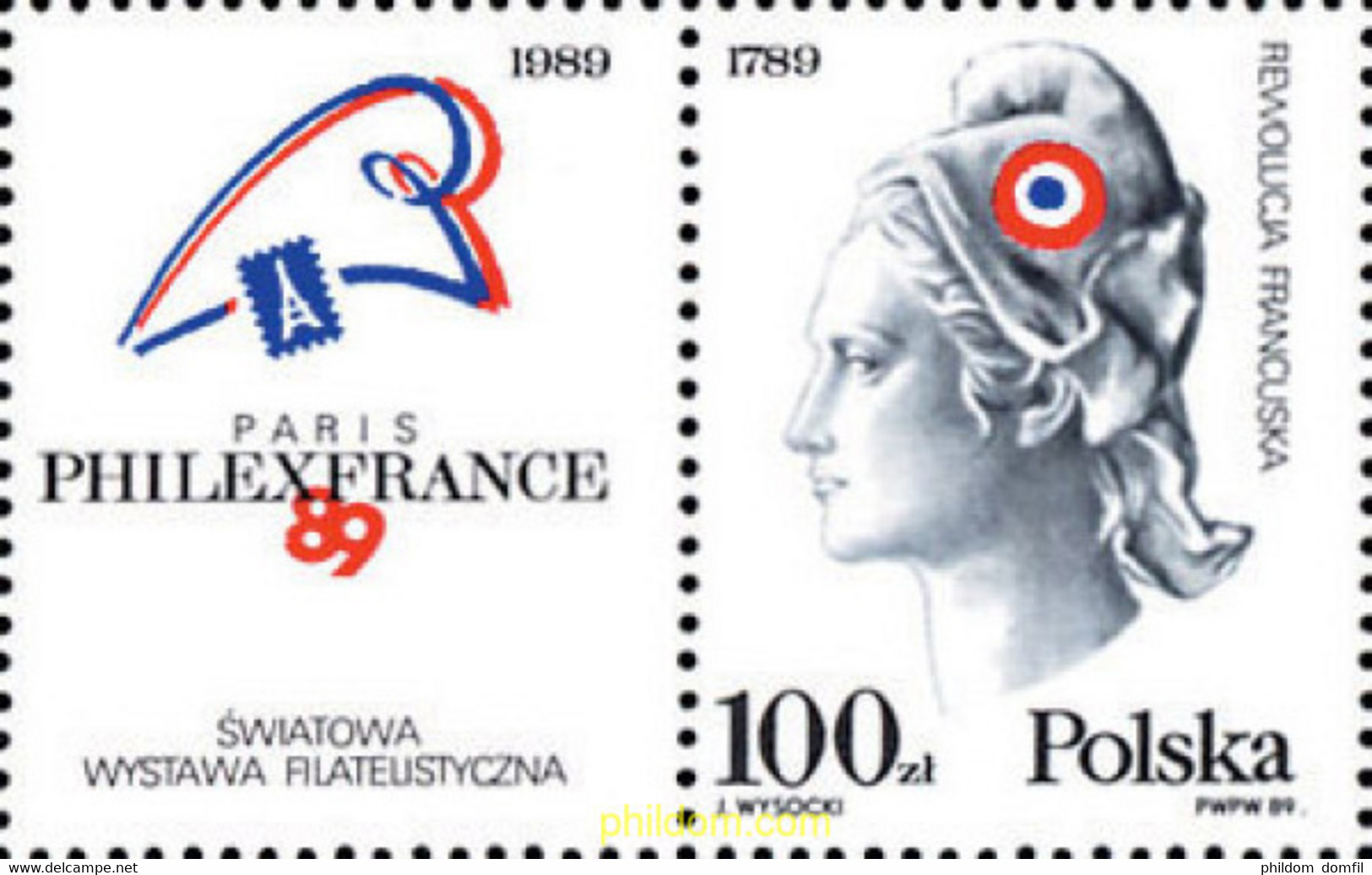 168505 MNH POLONIA 1989 BICENTENARIO DE LA REVOLUCION FRANCESA - Sin Clasificación