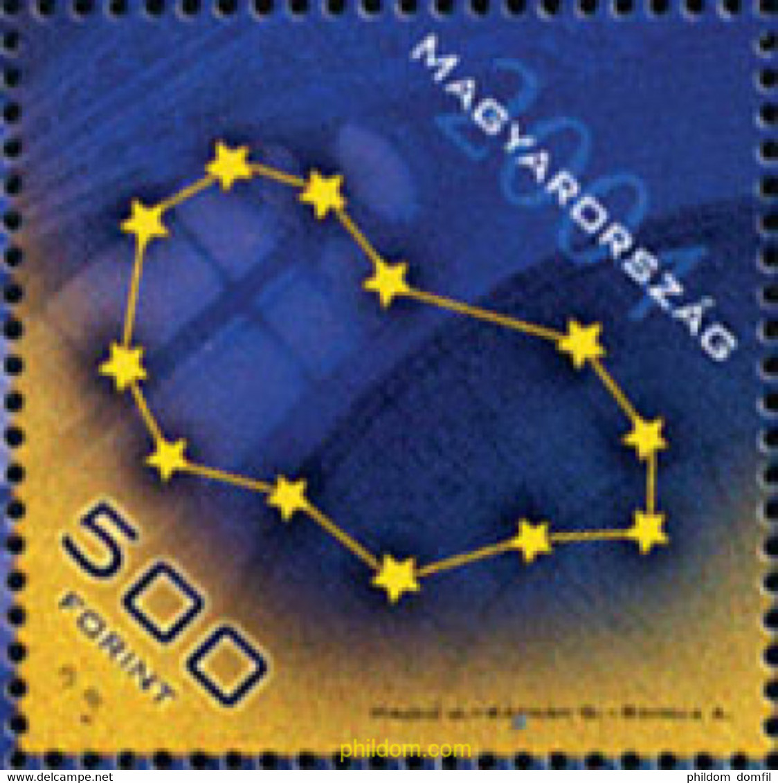 151899 MNH HUNGRIA 2004 ADMISION DE HUNGRIA EN LA COMUNIDAD EUROPEA - Usado