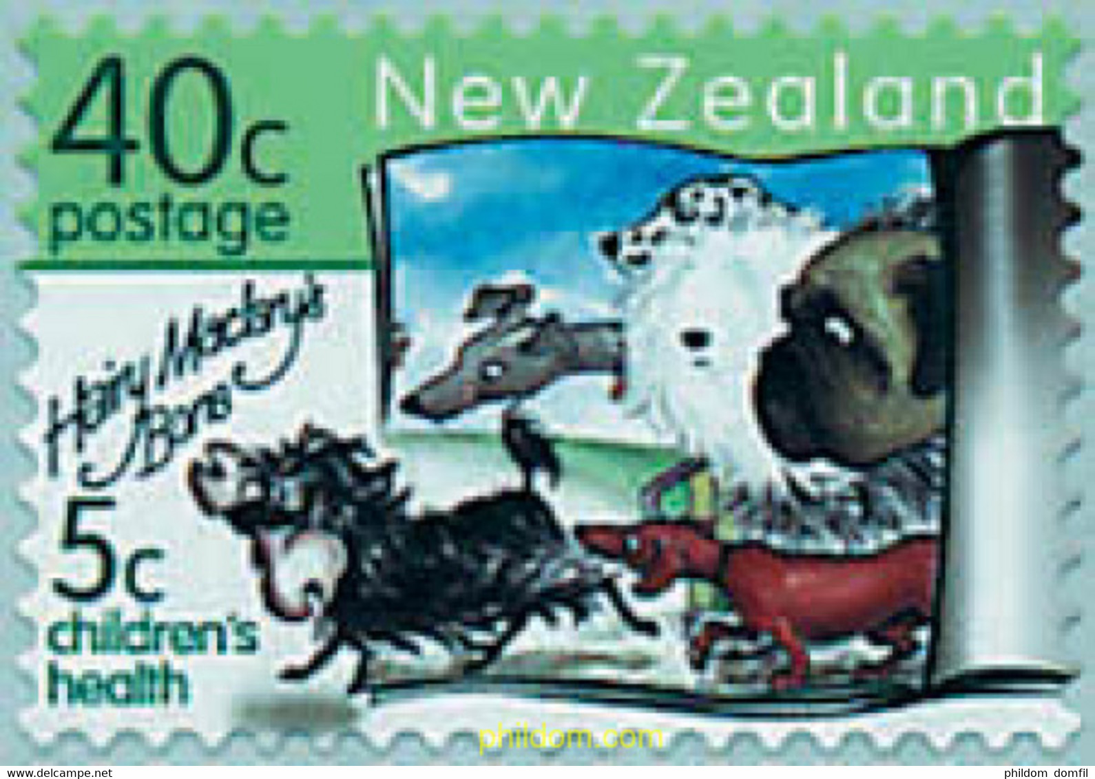 50310 MNH NUEVA ZELANDA 1999 SOBRETASA POR LA SANIDAD Y LA INFANCIA - Errors, Freaks & Oddities (EFO)