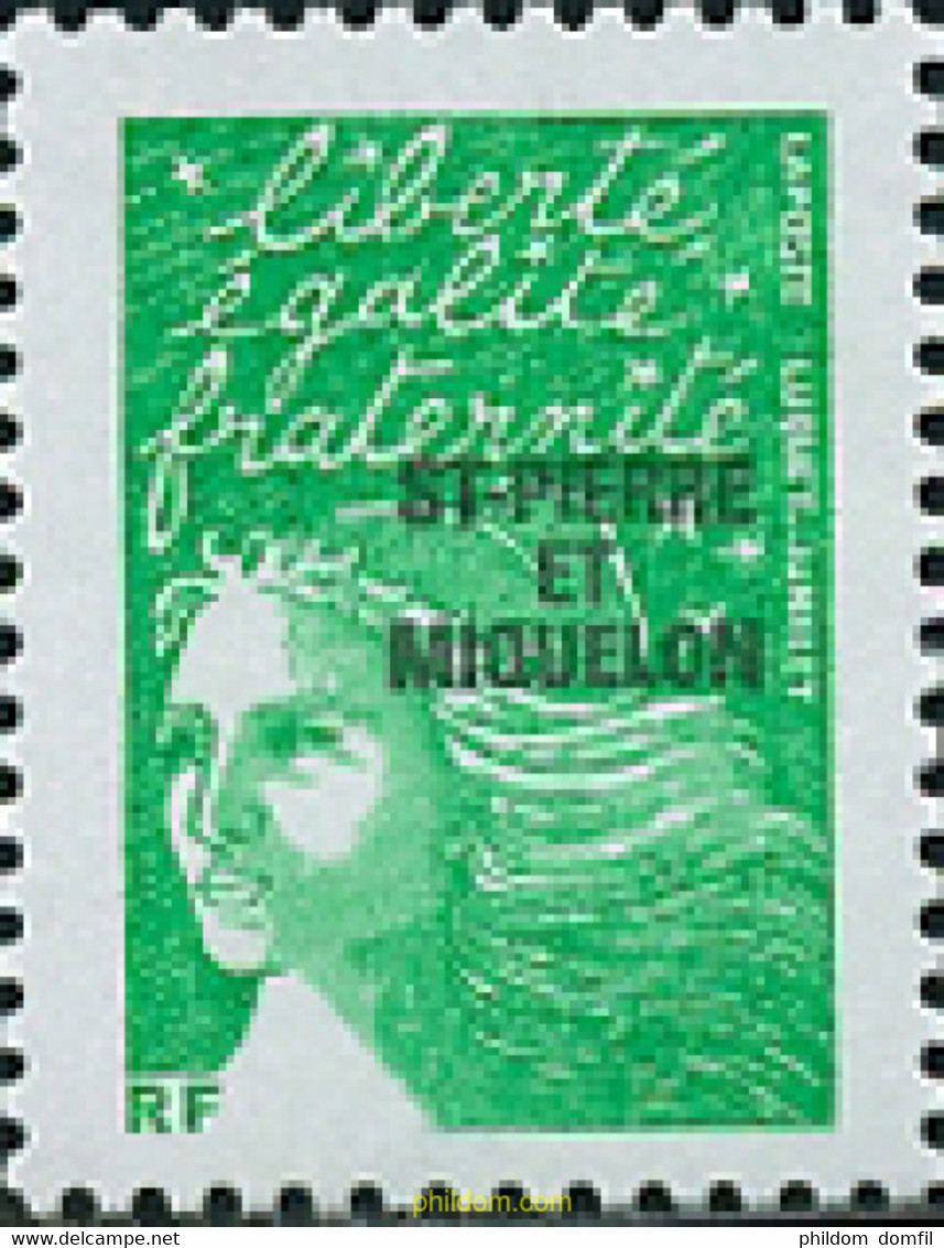 123468 MNH SAN PEDRO Y MIQUELON 2003 MARIANNE DE LUQUET - Usati