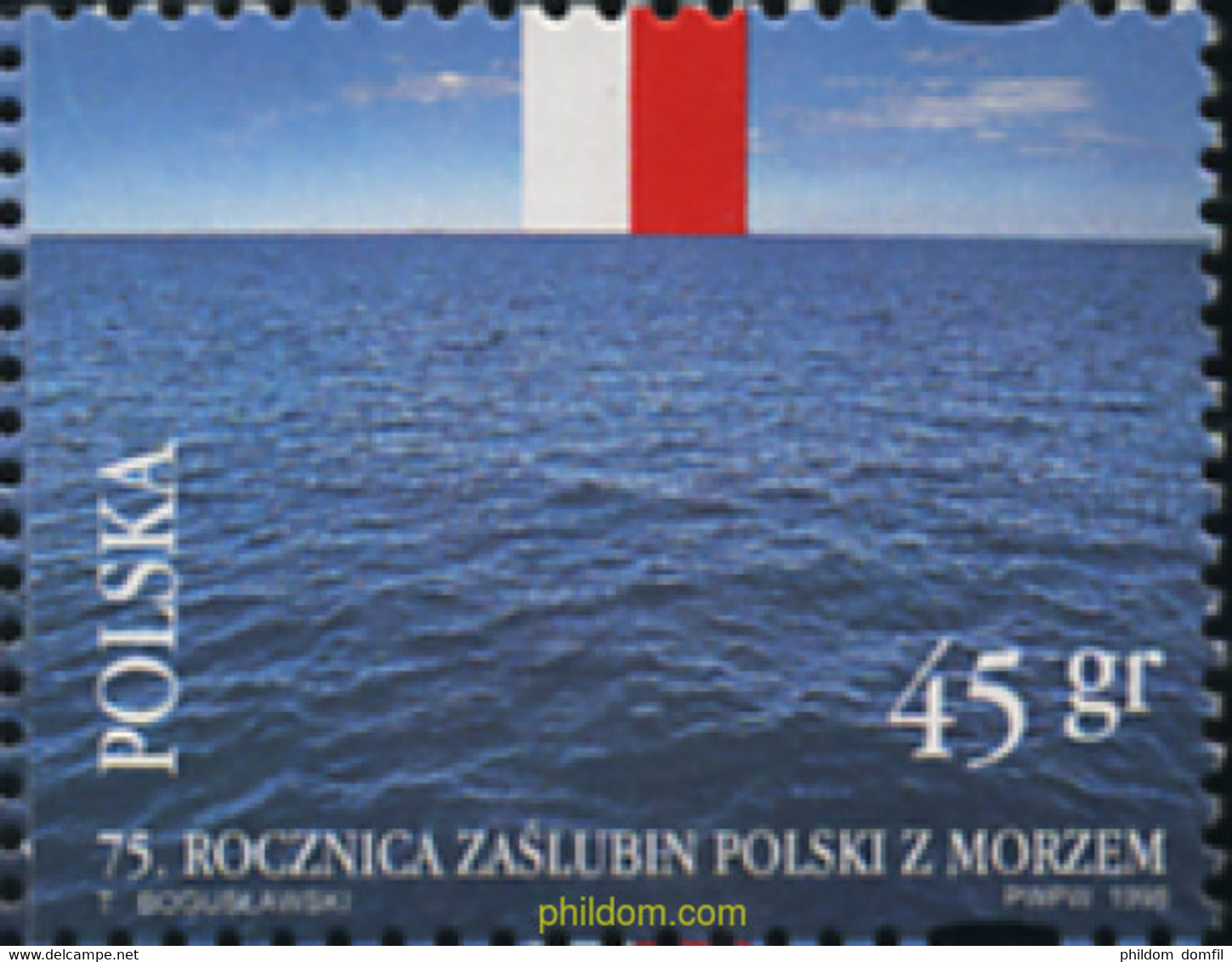 169059 MNH POLONIA 1995 75 ANIVERSARIO DEL MARIAGE DE LA POLONIA Y DE LA MAR BALTICA - Ohne Zuordnung