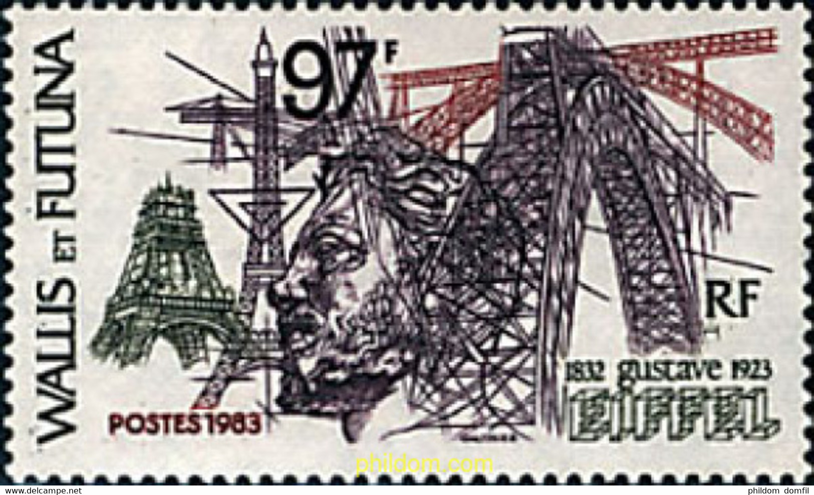 60082 MNH WALLIS Y FUTUNA 1983 150 ANIVERSARIO DE GUSTAVE EIFFEL - Used Stamps