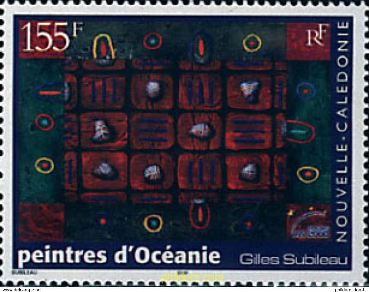 69298 MNH NUEVA CALEDONIA 2000 PINTURA DE OCEANIA - Usados