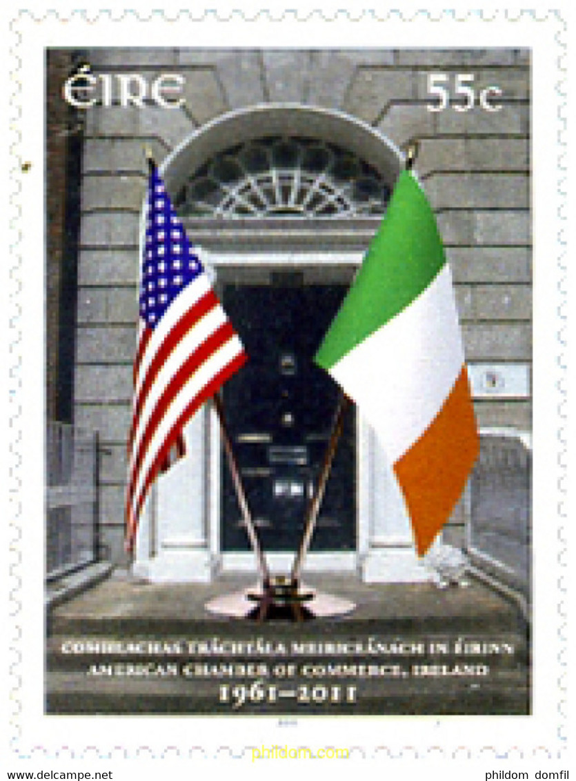 259300 MNH IRLANDA 2011 CENTENARIO DE LA CAMARA DE COMERCIO AMERICANA EN IRLANDA - Verzamelingen & Reeksen