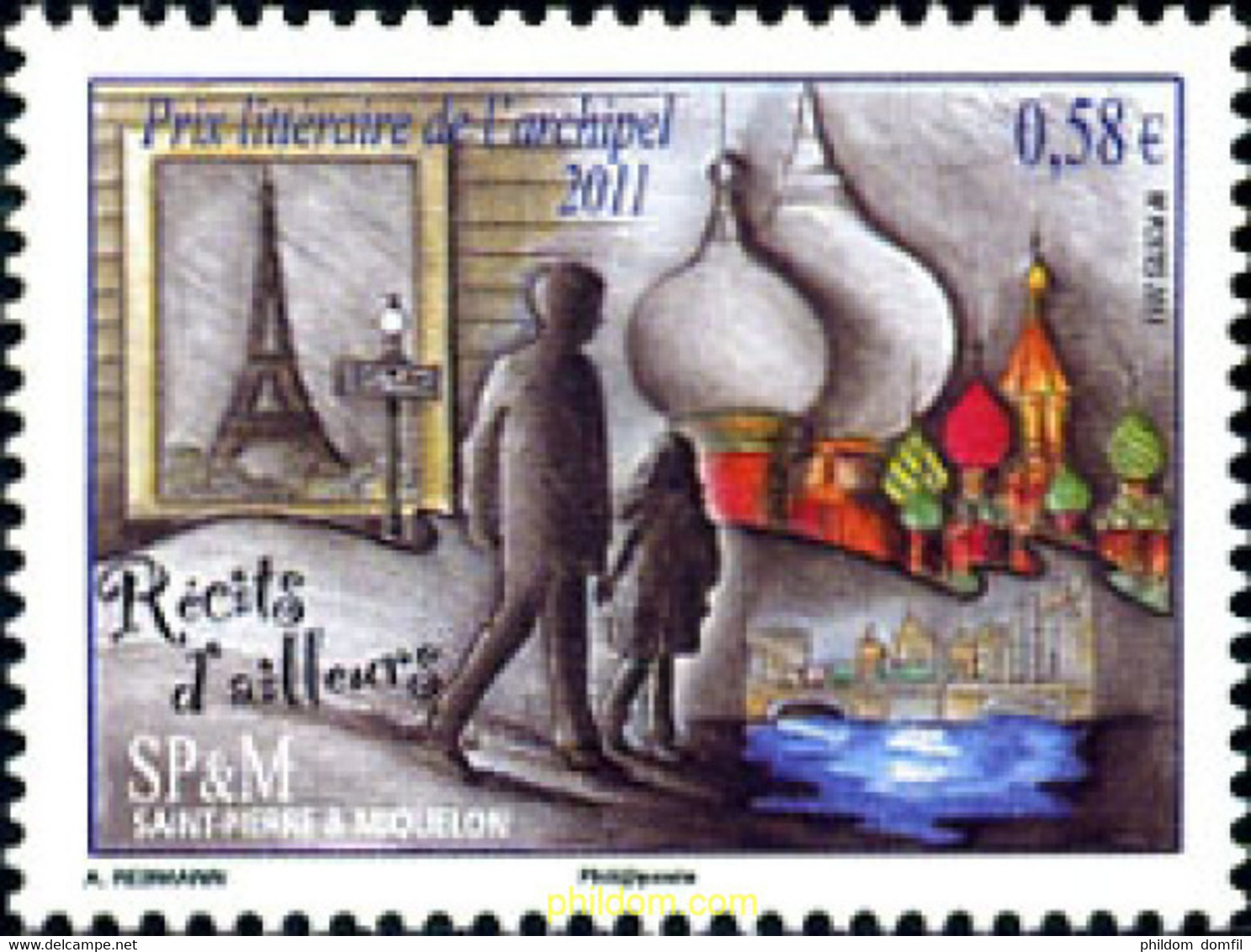 263357 MNH SAN PEDRO Y MIQUELON 2011 PREMIO LITERARIO DEL ARCHIPIELAGO - Usados