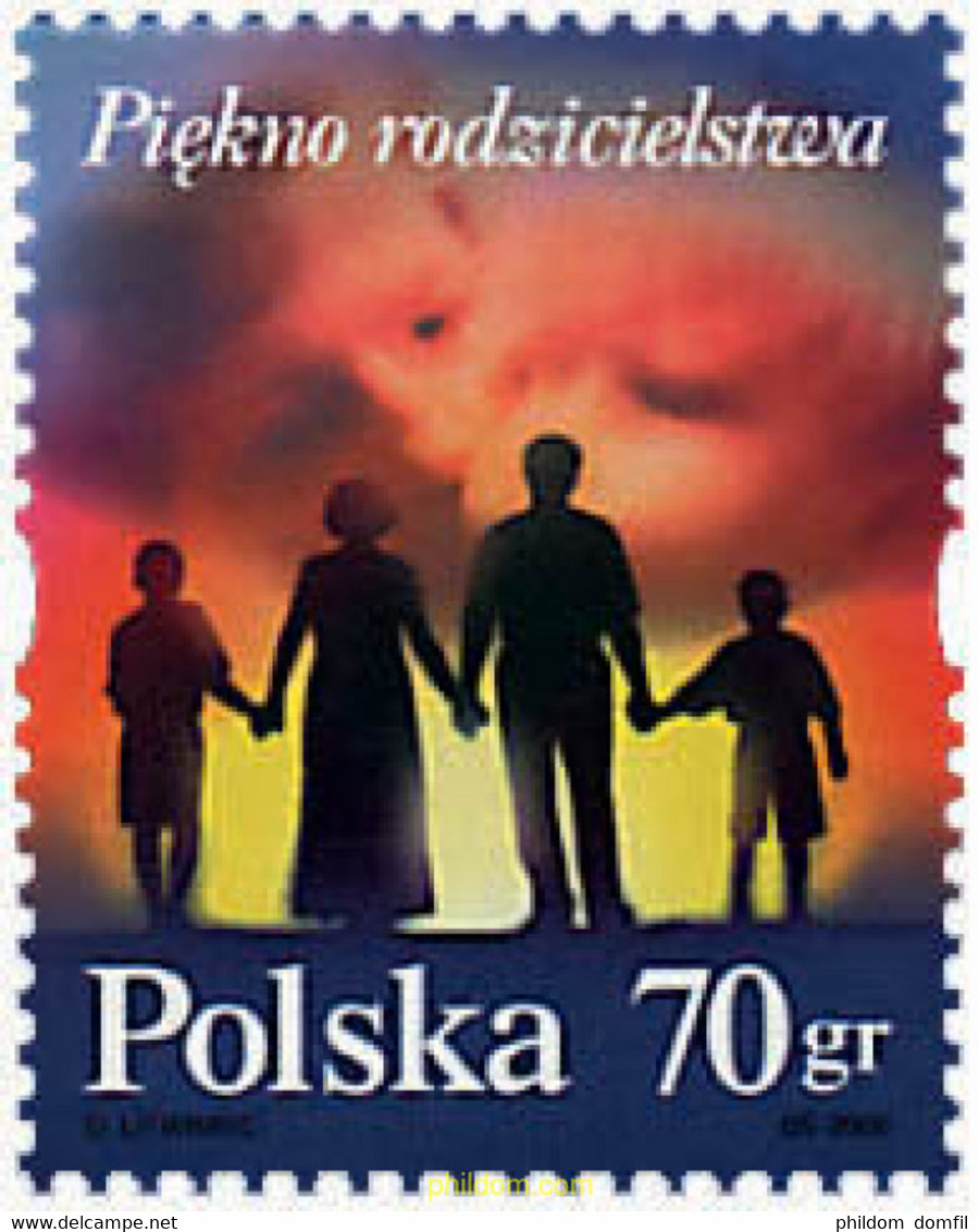 76711 MNH POLONIA 2000 LA FELICIDAD DE LA FAMILIA - Sin Clasificación