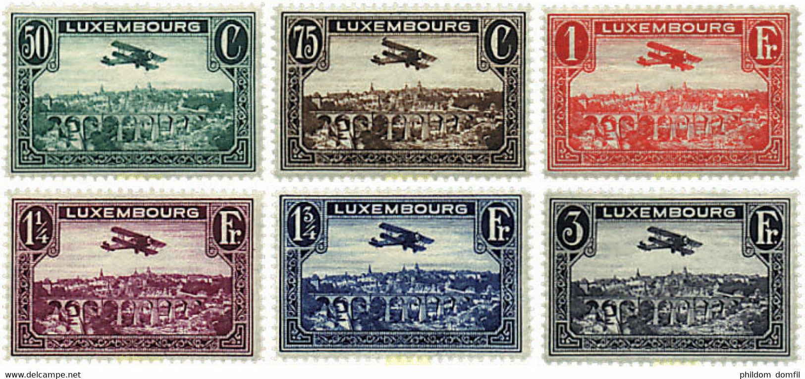 97712 MNH LUXEMBURGO 1931 VISTAS DE LUXEMBURGO - Oblitérés