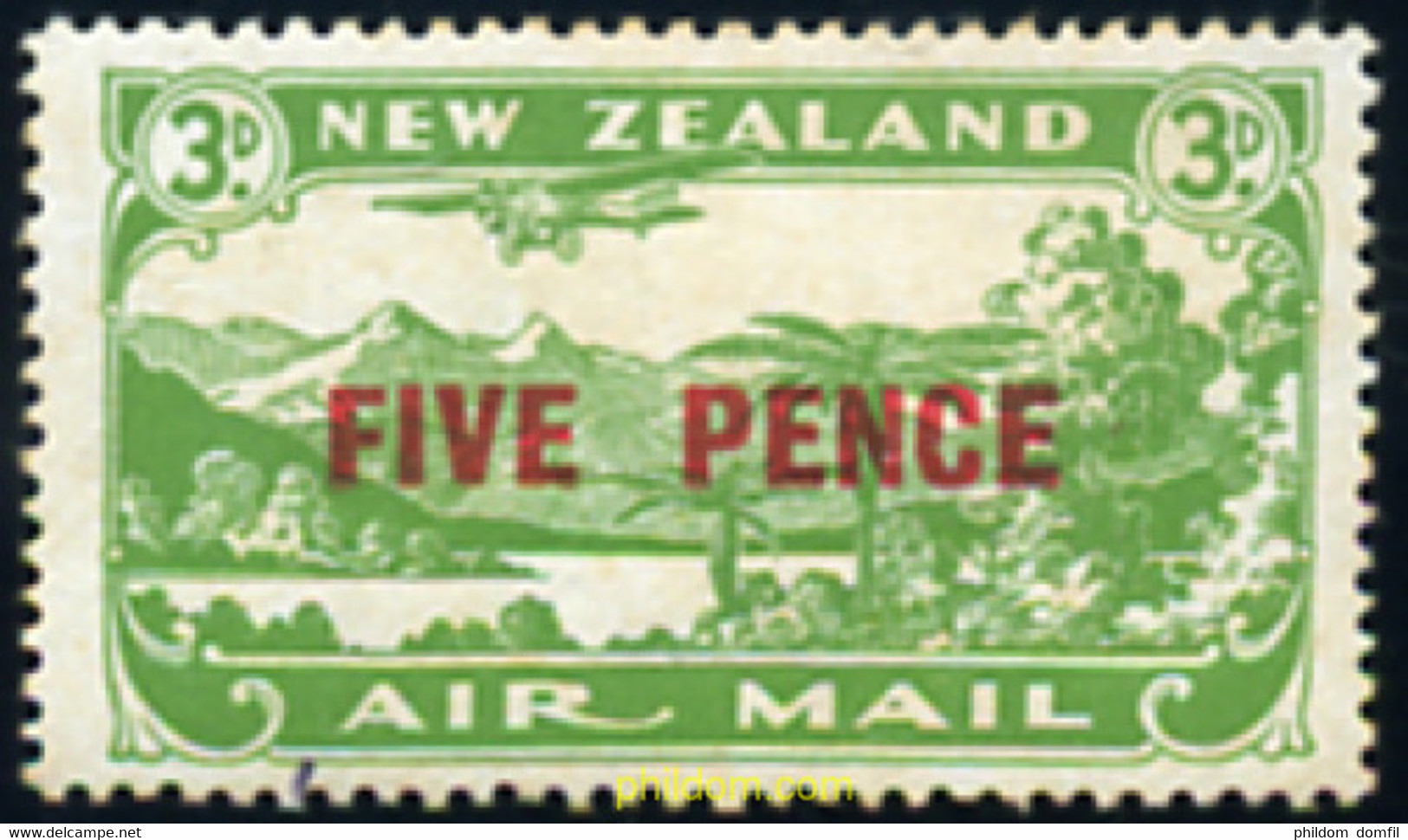 349123 MNH NUEVA ZELANDA 1931 CORREO AEREO - Errors, Freaks & Oddities (EFO)