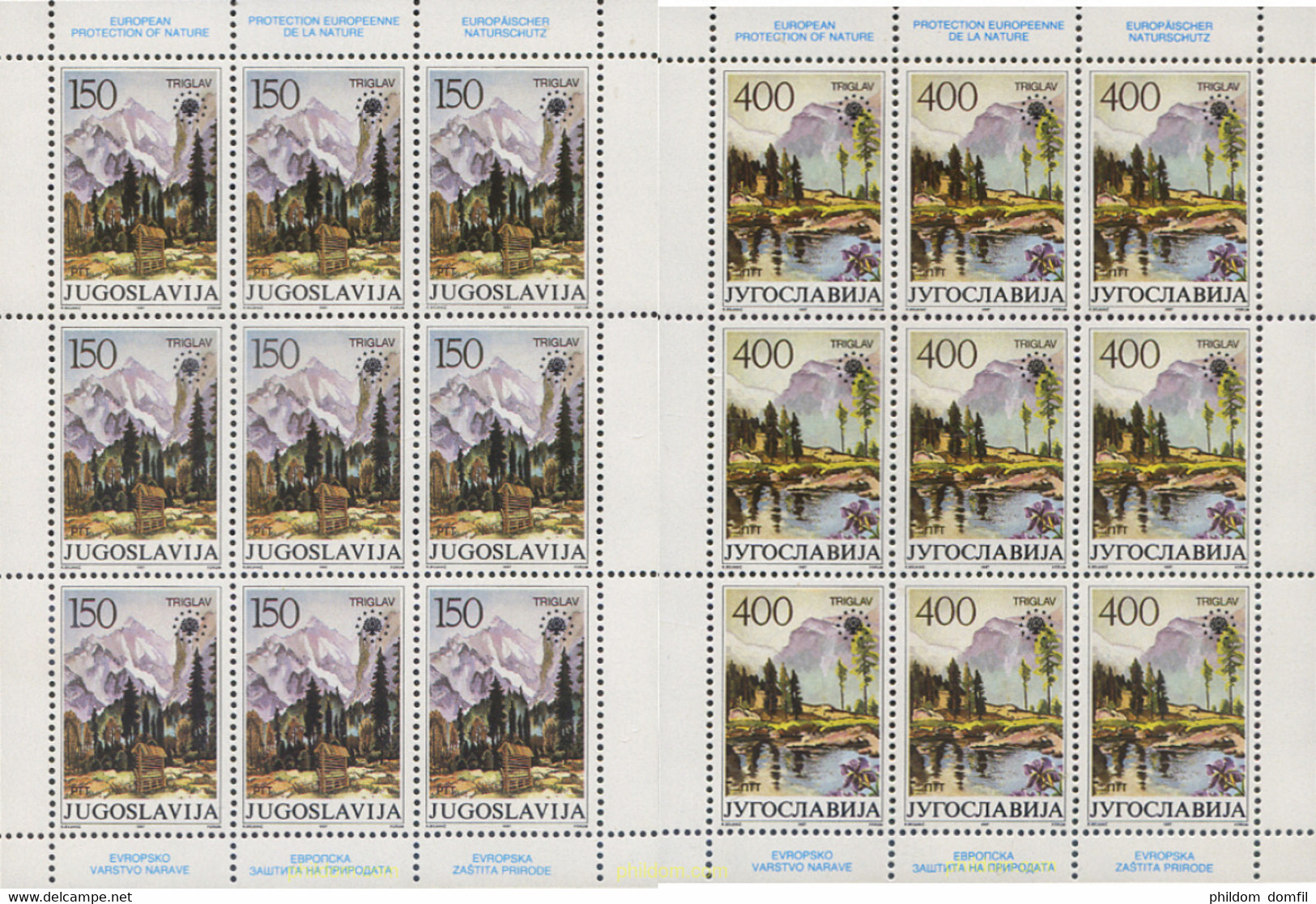 287363 MNH YUGOSLAVIA 1987 PROTECCION DEL ENTORNO - Collezioni & Lotti