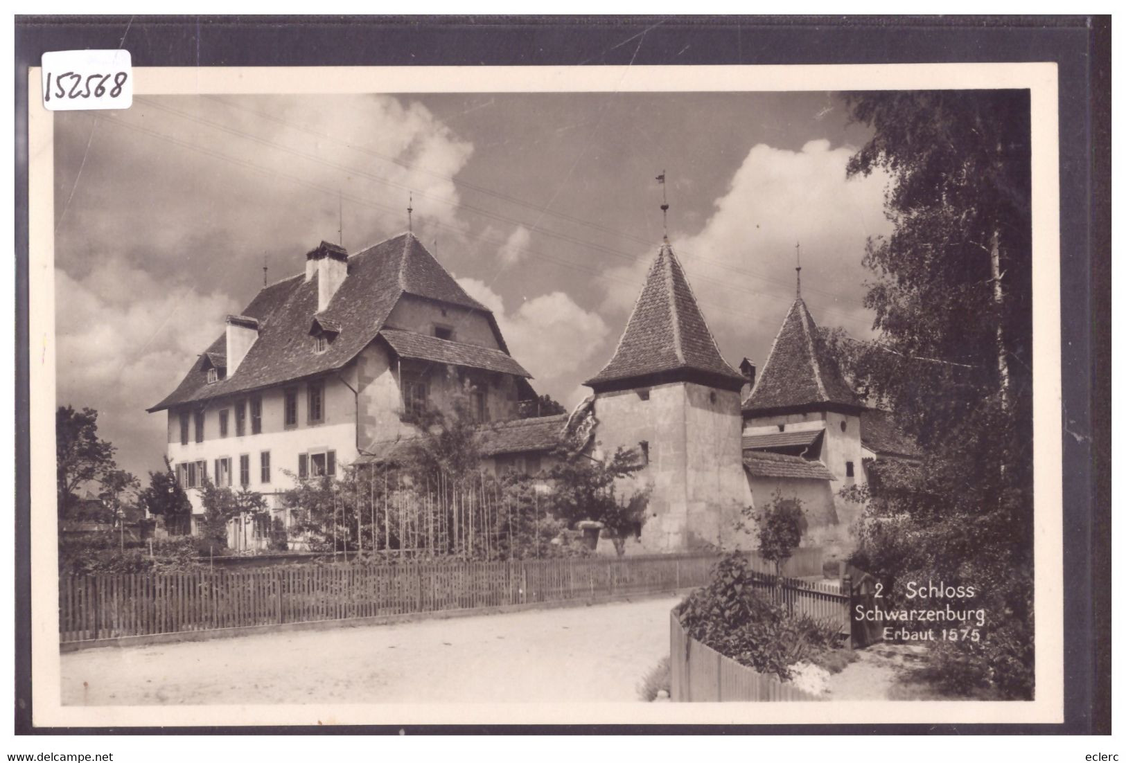 SCHLOSS SCHWARZENBURG - TB - Schwarzenburg