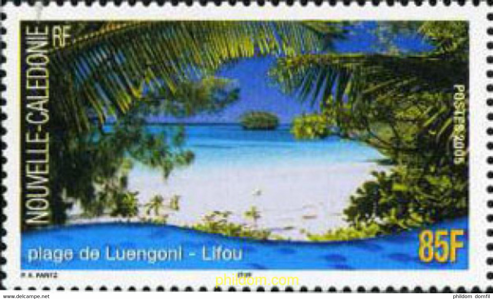 185873 MNH NUEVA CALEDONIA 2005 PLAYA DE LUENGONI - Usati