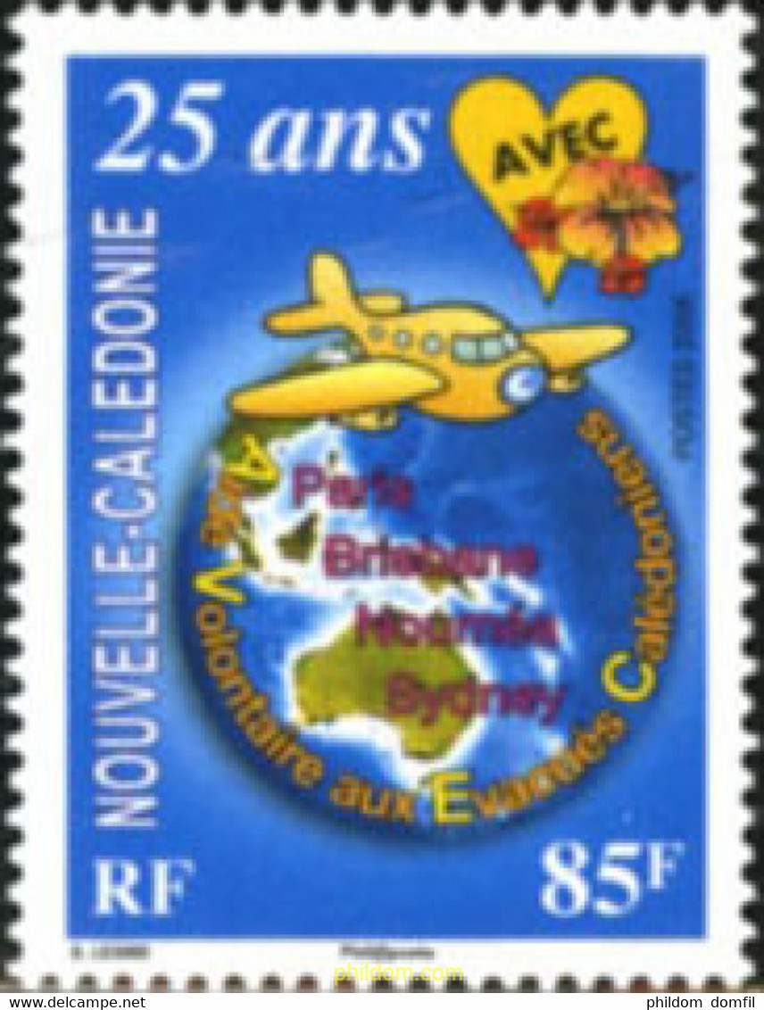 189571 MNH NUEVA CALEDONIA 2006 25 ANIVERSARIO DE LA ASOCIACION AIDE - Usati