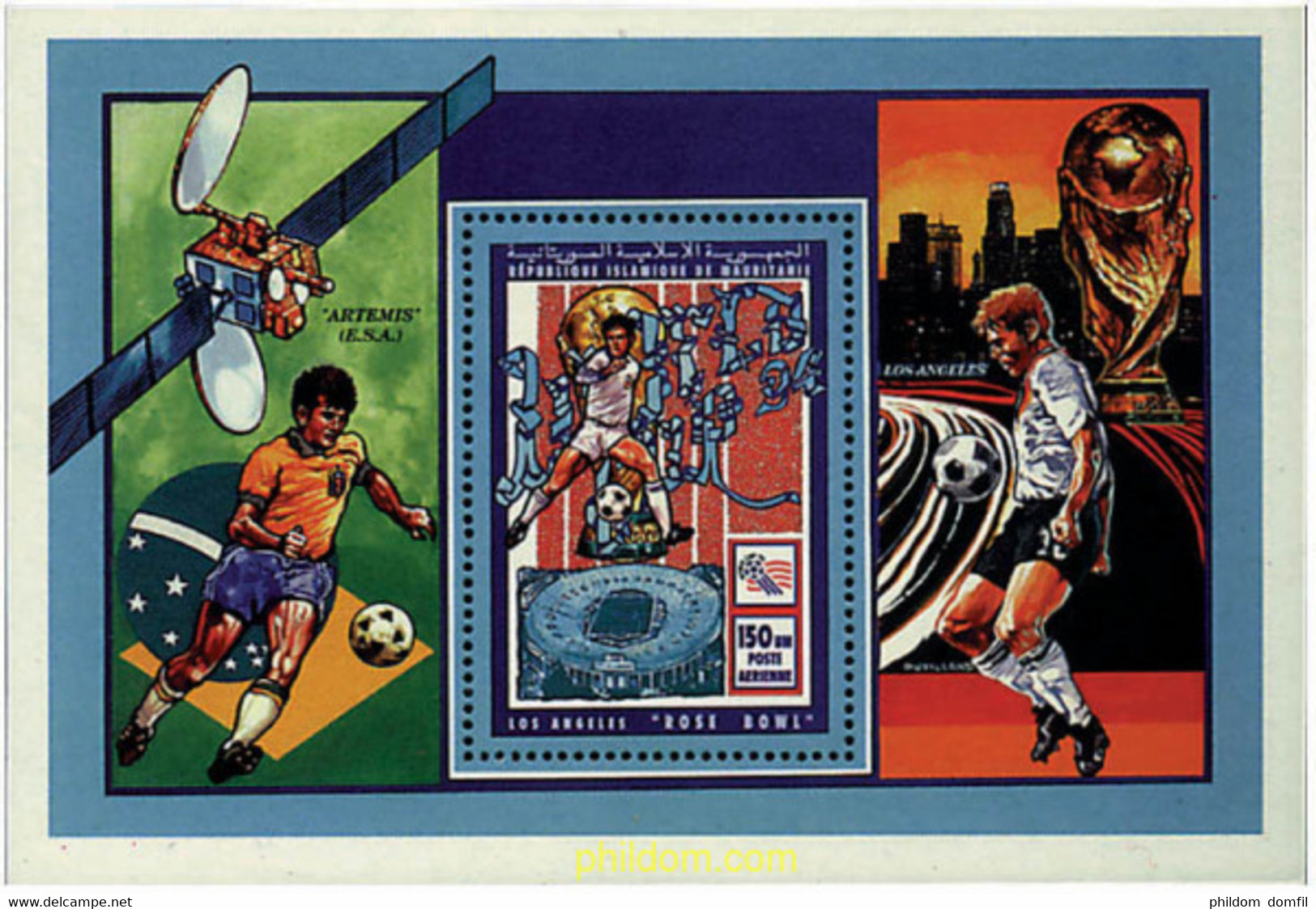 80953 MNH MAURITANIA 1994 COPA DEL MUNDO DE FUTBOL. USA-94 - Mauritanie (1960-...)