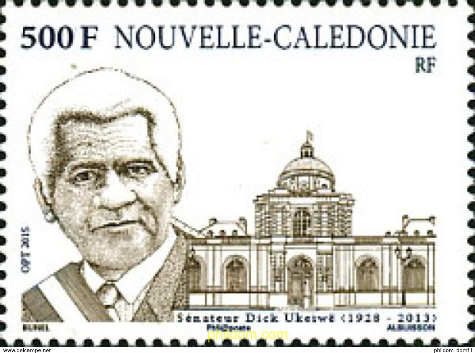 341593 MNH NUEVA CALEDONIA 2015 SENADOR D. UKEIWE - Used Stamps