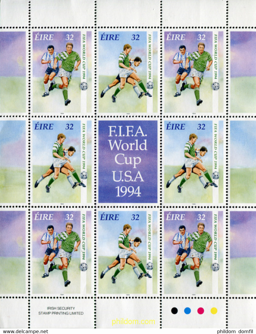 9386 MNH IRLANDA 1994 COPA DEL MUNDO DE FUTBOL. USA-94 - Collections, Lots & Series