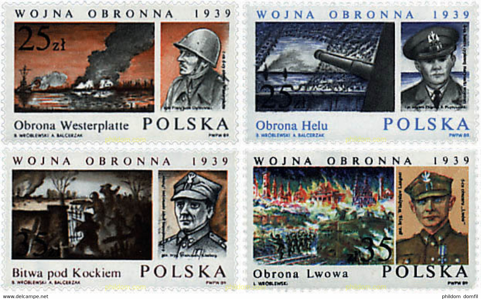 57137 MNH POLONIA 1989 ANIVERSARIO DE LA GUERRA CONTRA EL INVASOR - Unclassified