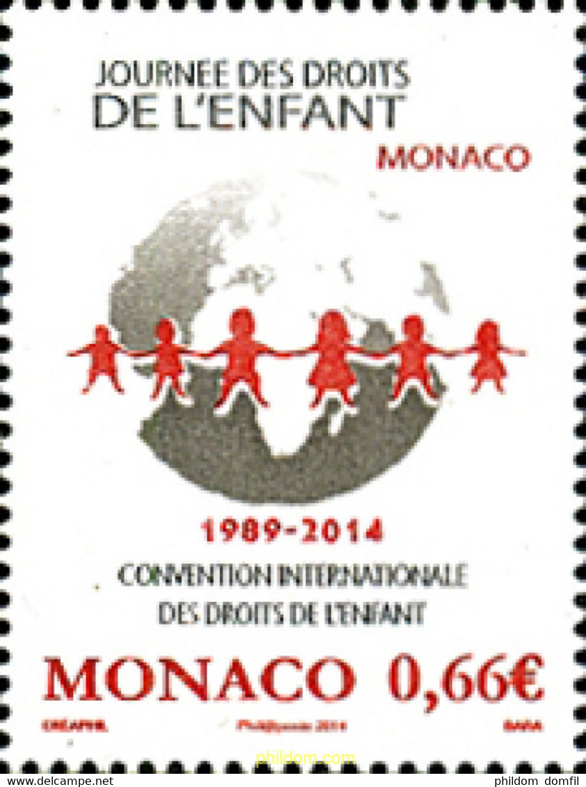 326171 MNH MONACO 2014 DERECHOS DE LA INFANCIA - Other & Unclassified