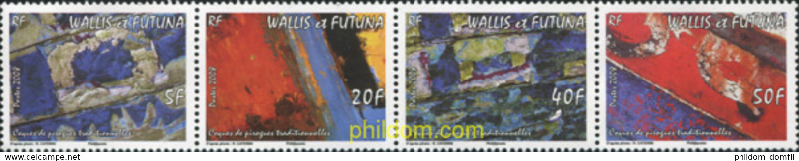 575207 MNH WALLIS Y FUTUNA 2008 CACOS DE PIRGUAS TRADICIONALES - Used Stamps