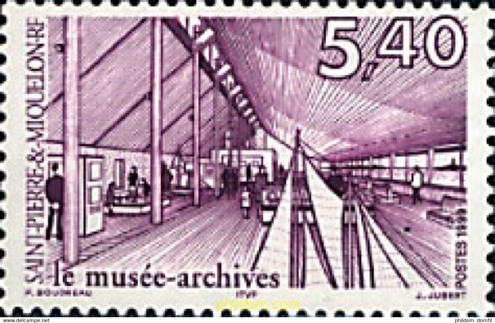 67711 MNH SAN PEDRO Y MIQUELON 1999 MUSEO Y ARCHIVO - Usati