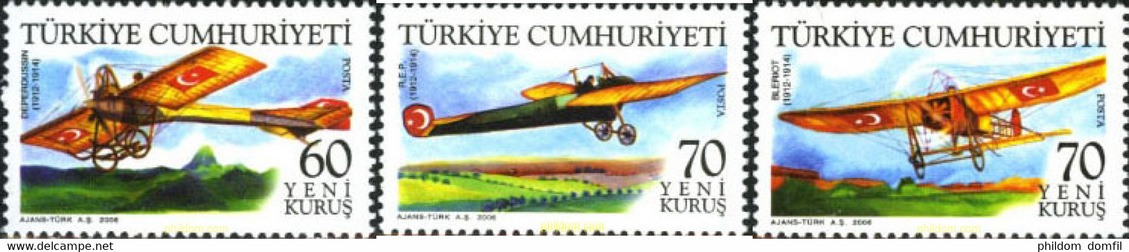 197942 MNH TURQUIA 2006 HISTORIA AEREA DE TURQUIA - Collections, Lots & Séries