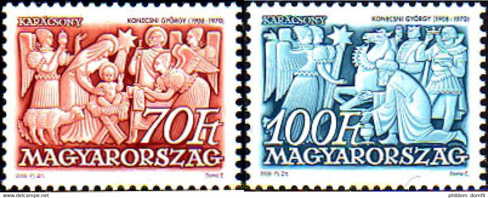 237699 MNH HUNGRIA 2008 NAVIDAD - Used Stamps