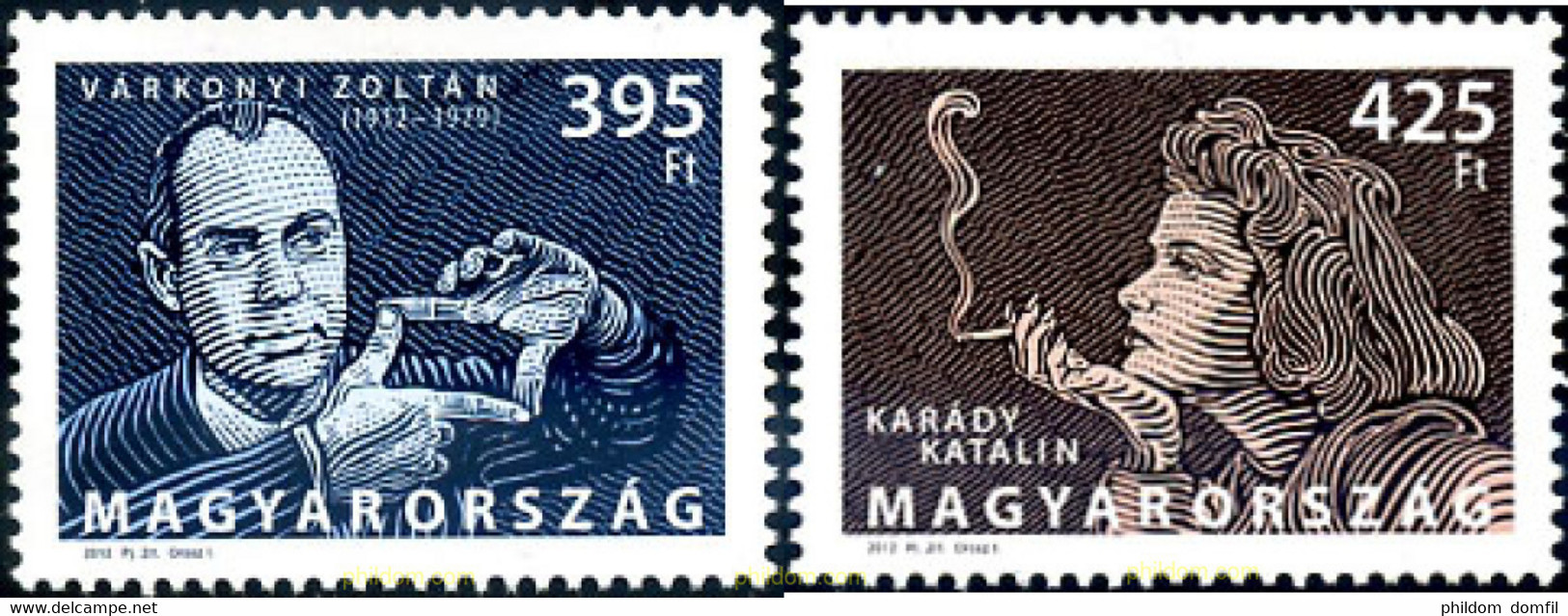 286214 MNH HUNGRIA 2012 - Gebraucht