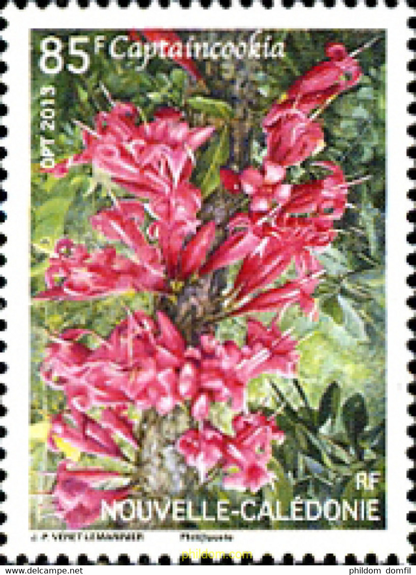 307944 MNH NUEVA CALEDONIA 2013 FLORES - Used Stamps