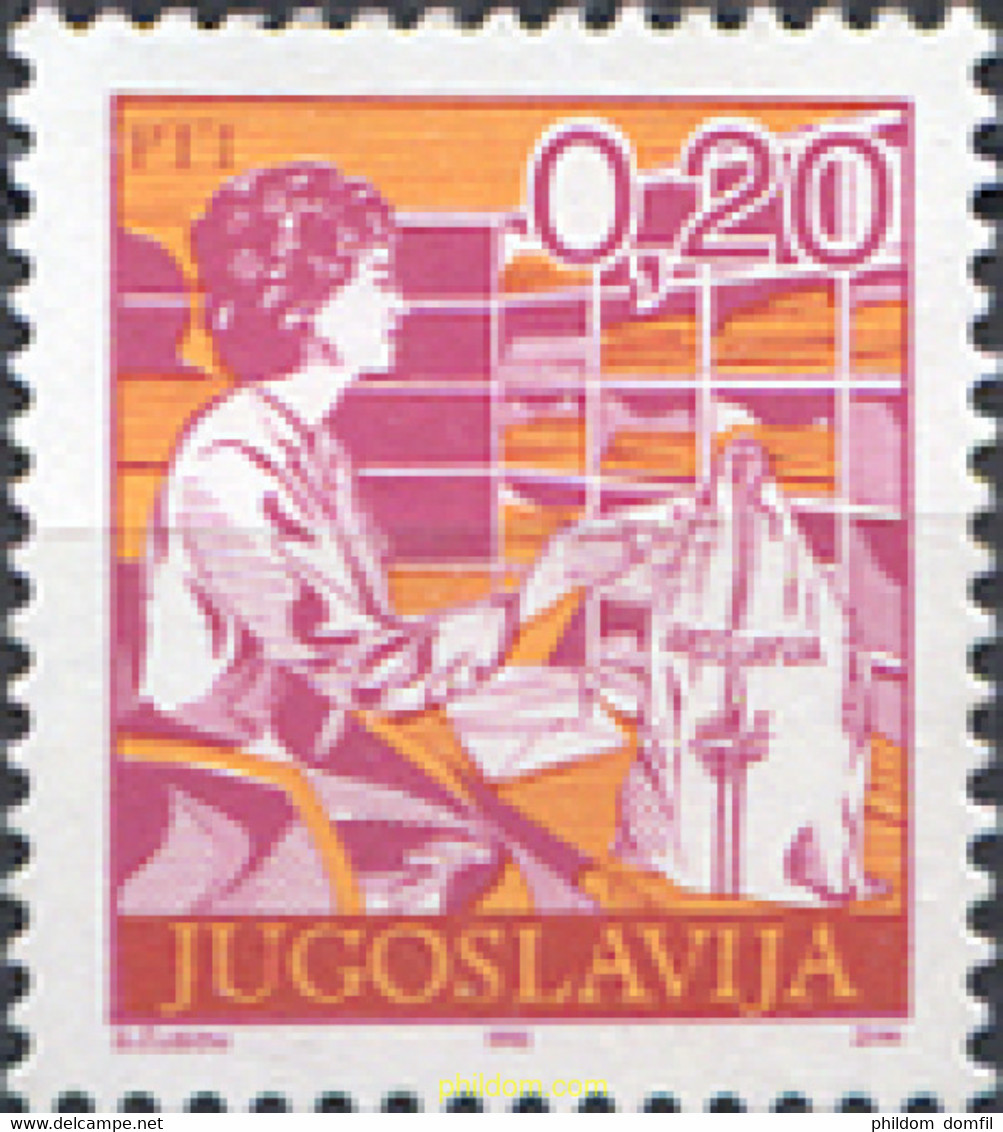 647523 MNH YUGOSLAVIA 1990 SERIE BASICA - Lots & Serien