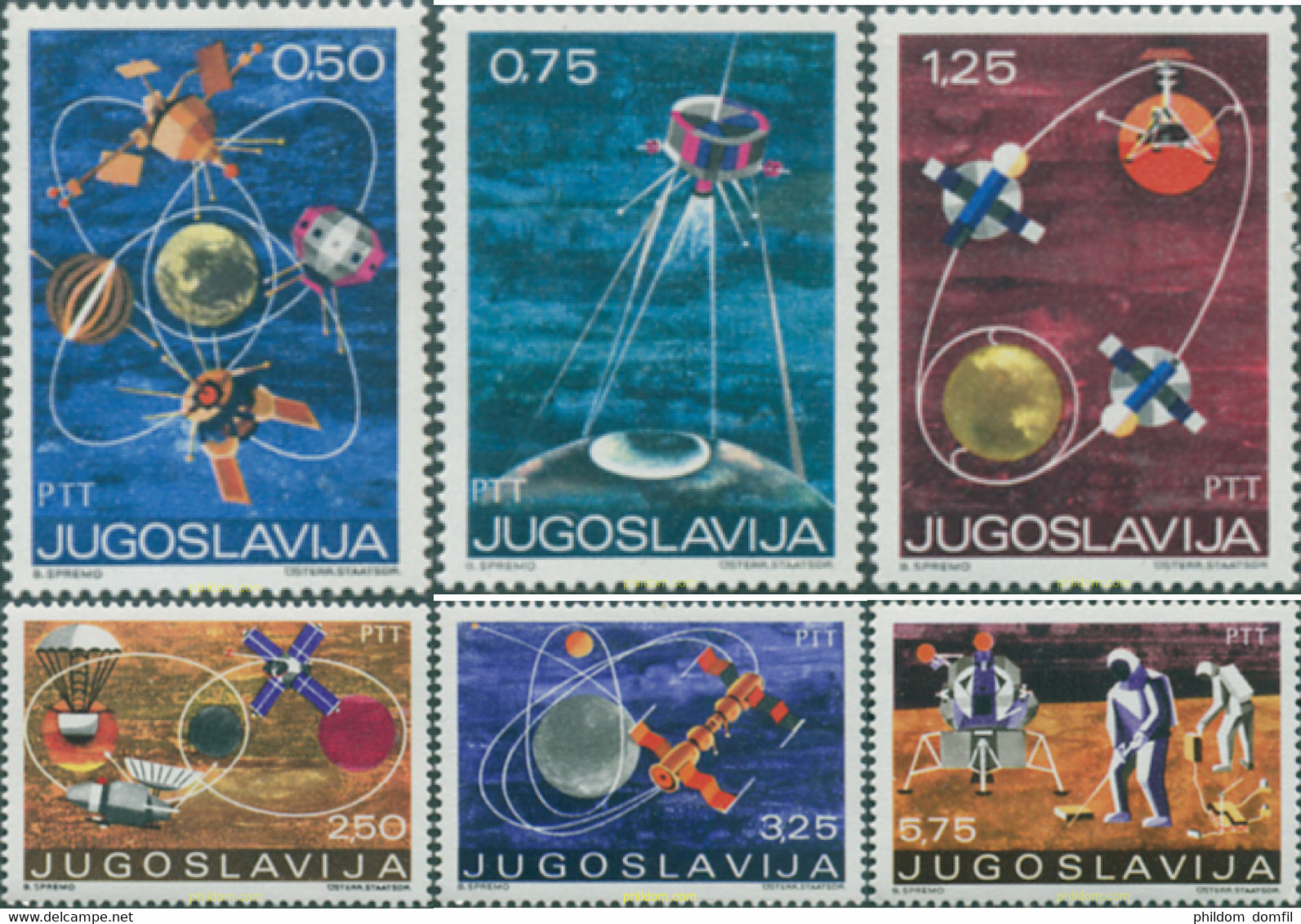 294163 MNH YUGOSLAVIA 1971 EL UNIVERSO EN EL SERVICIO DE LA CIENCIA - Collections, Lots & Séries