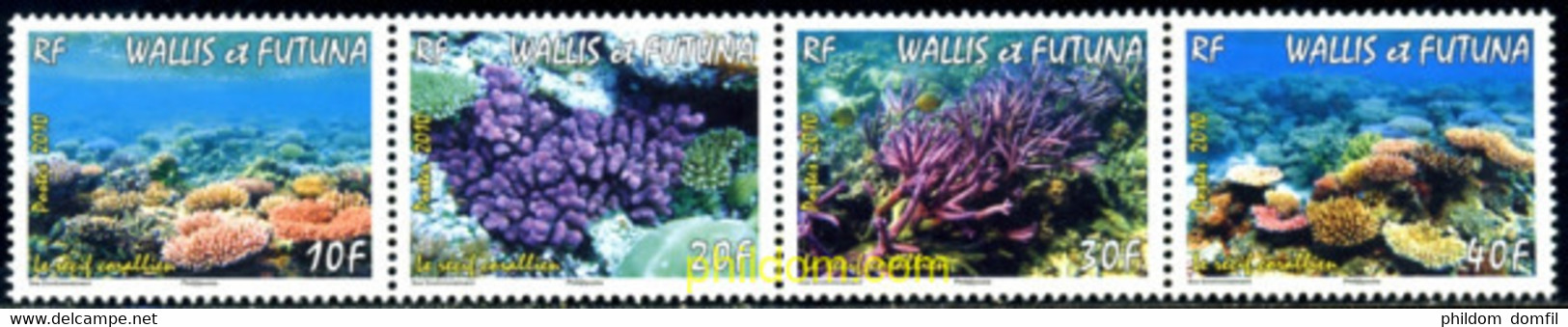 575240 MNH WALLIS Y FUTUNA 2010 CORALES - Gebruikt