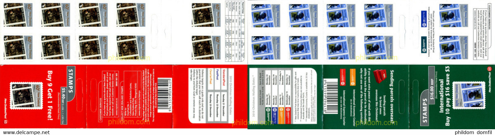 259676 MNH NUEVA ZELANDA 2010 NAVIDAD - Abarten Und Kuriositäten