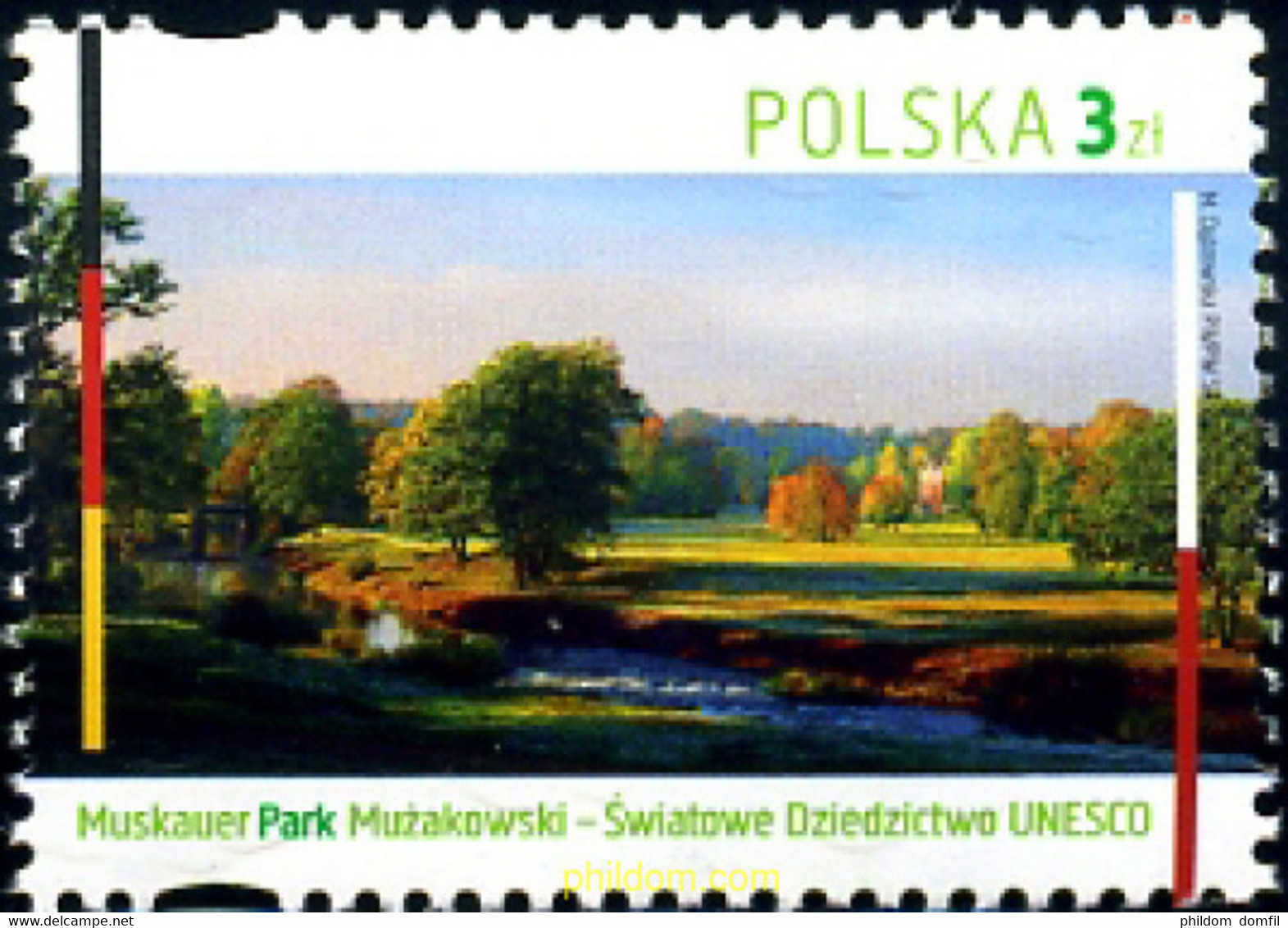 288943 MNH POLONIA 2012 PAISAJE DE MUSKAU - Sin Clasificación