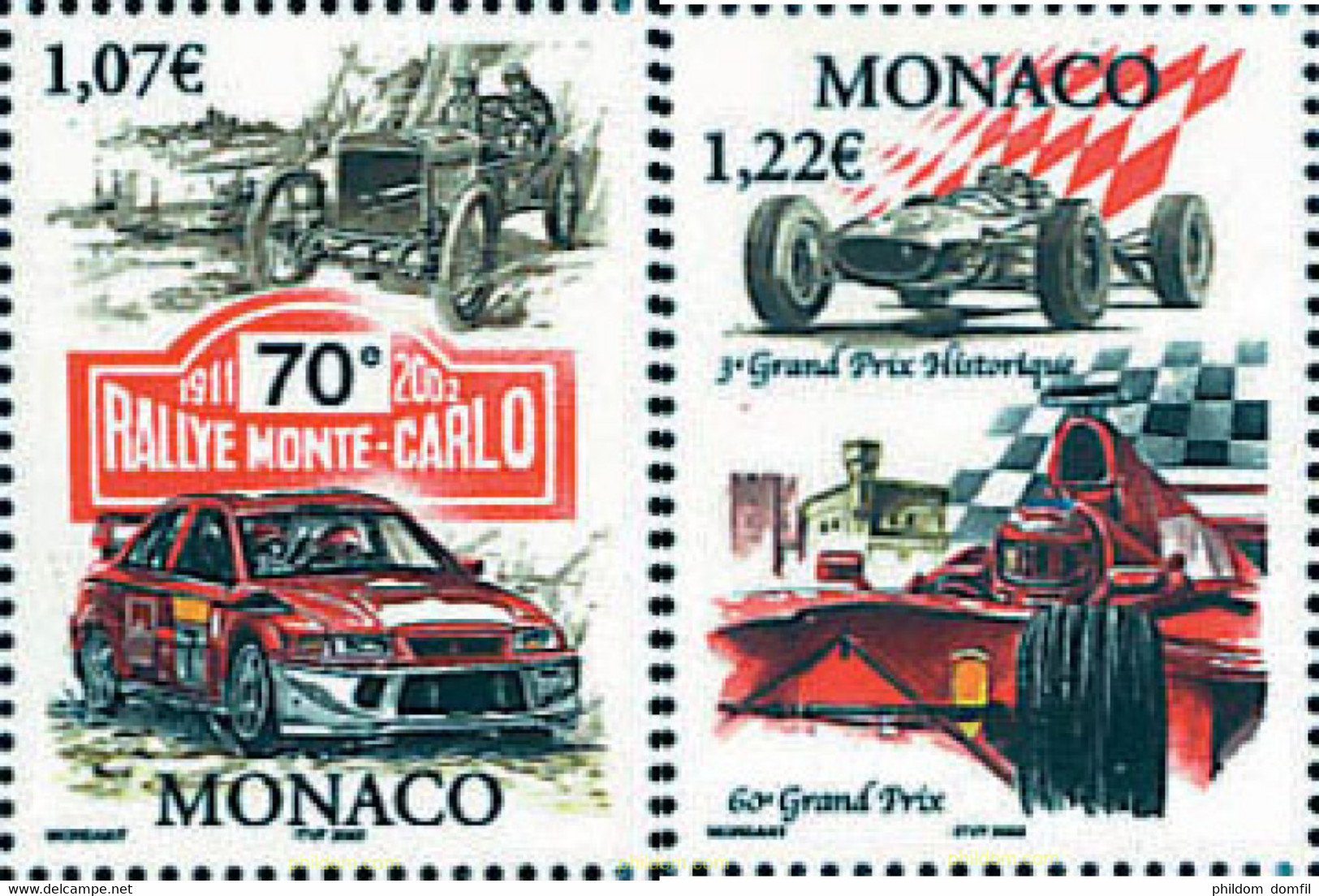 104216 MNH MONACO 2002 AUTOMOVIL CLUB DE MONACO - Autres & Non Classés