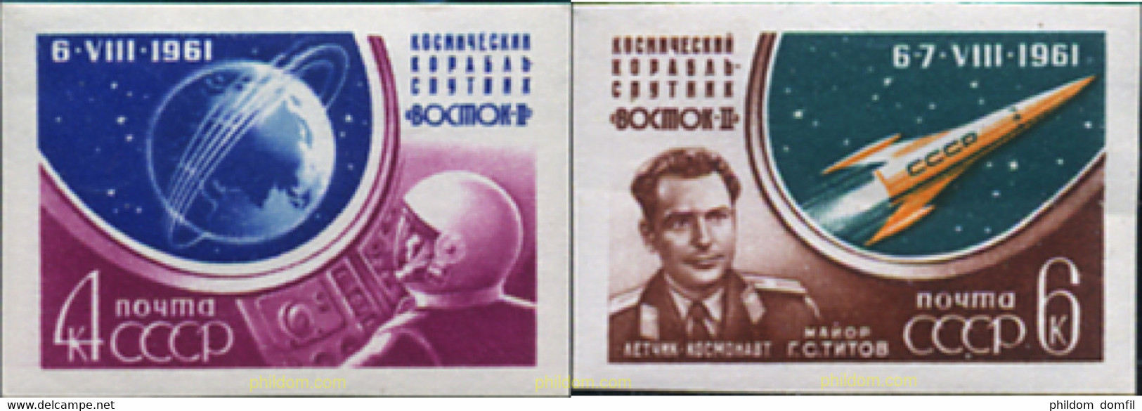 356677 MNH UNION SOVIETICA 1961 WOSTK 2 - Sammlungen