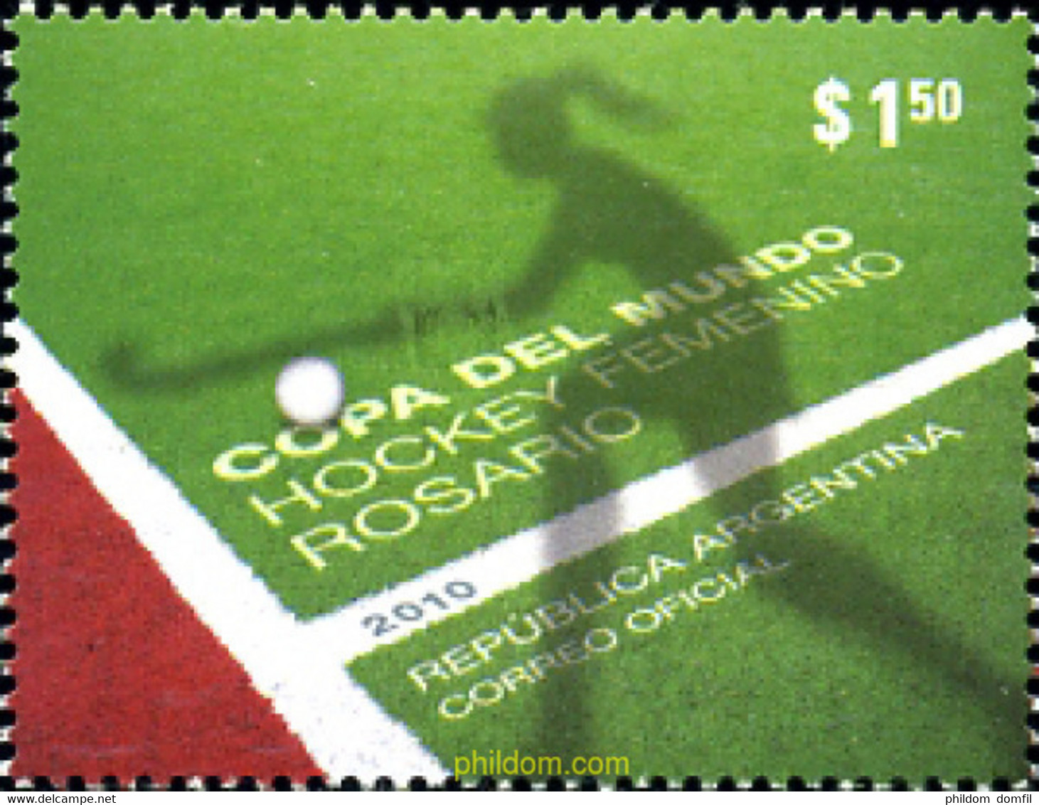 254464 MNH ARGENTINA 2010 COPA DEL MUNDO DE HOCKEY SOBRE HIERBA FEMENINO - Used Stamps