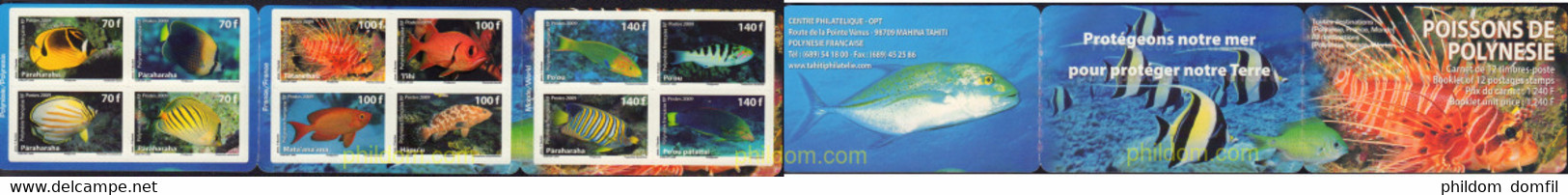 580215 MNH POLINESIA FRANCESA 2010 PECES - Oblitérés