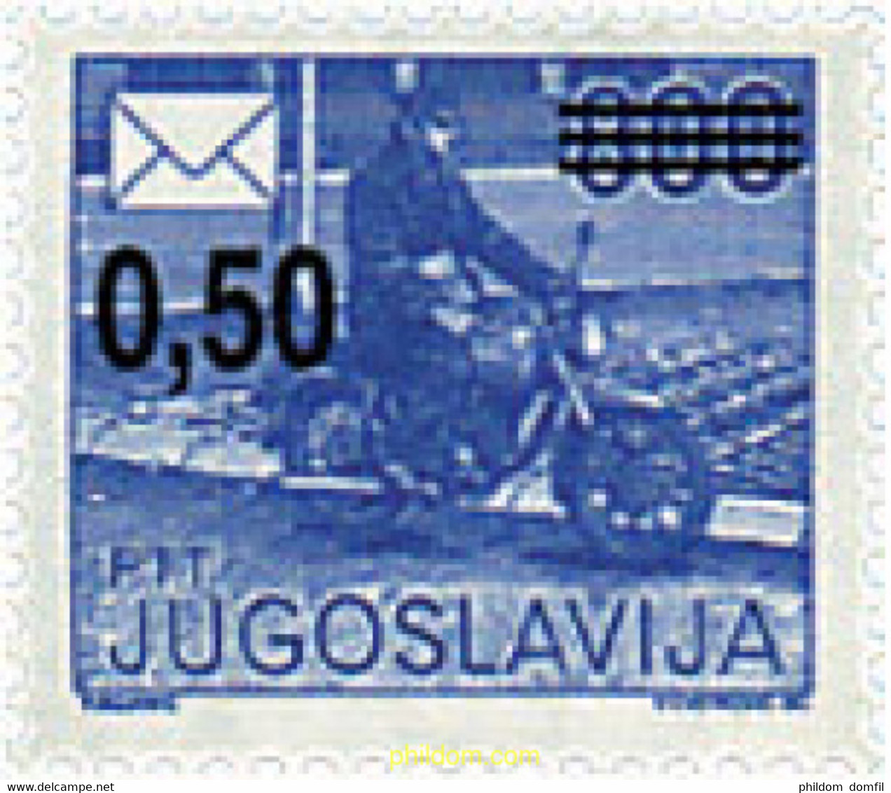 39961 MNH YUGOSLAVIA 1990 EL CORREO - Collezioni & Lotti