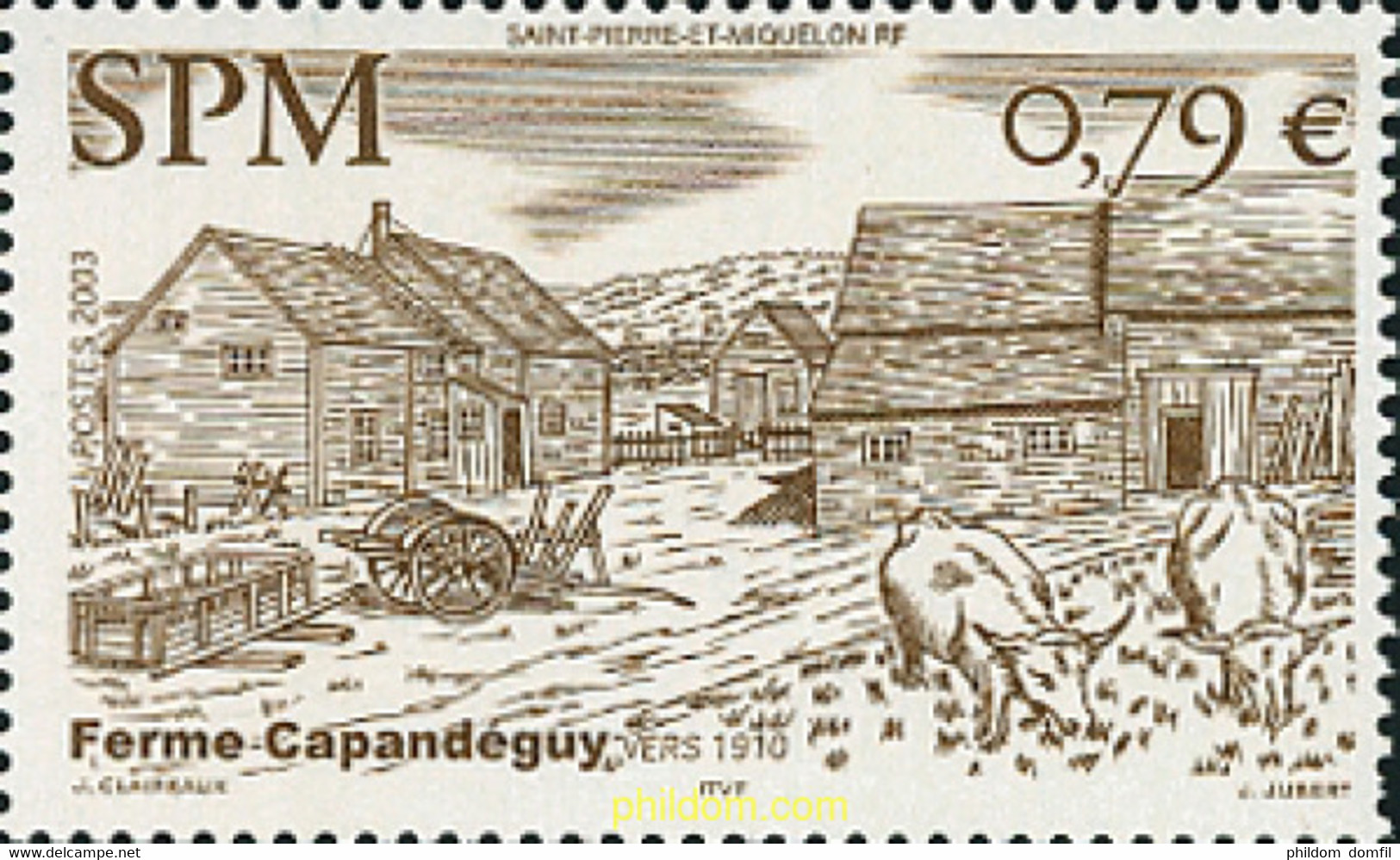 120576 MNH SAN PEDRO Y MIQUELON 2003 GRANJA CAPANDEGUY - Gebraucht