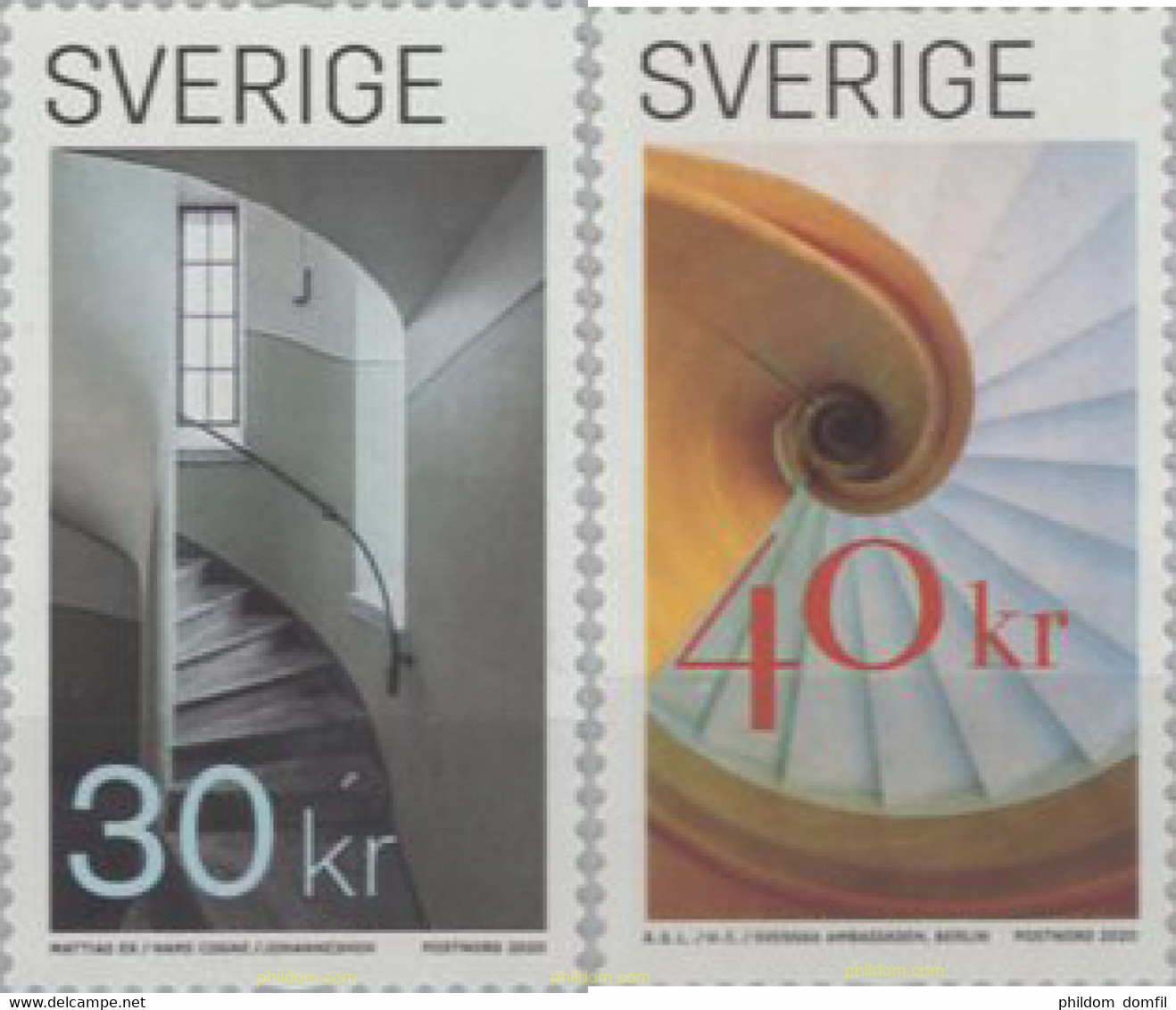 634013 MNH SUECIA 2020 ARQUITECTURA - Used Stamps