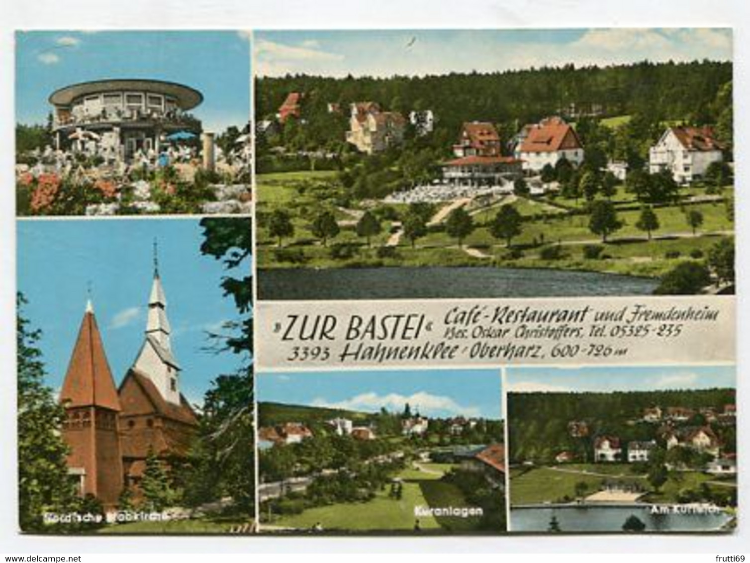 AK 118379 GERMANY - Hahnenklee / Oberharz - Zur Bastei Café-Restaurant Und Fremdenheim - Oberharz