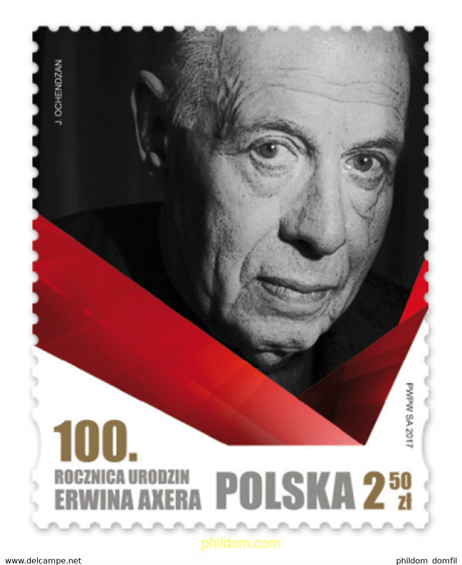 659656 MNH POLONIA 2017 CENTENARIO DEL NACIMIENTO DE ERWIN AXER (1917-2012) - Sin Clasificación